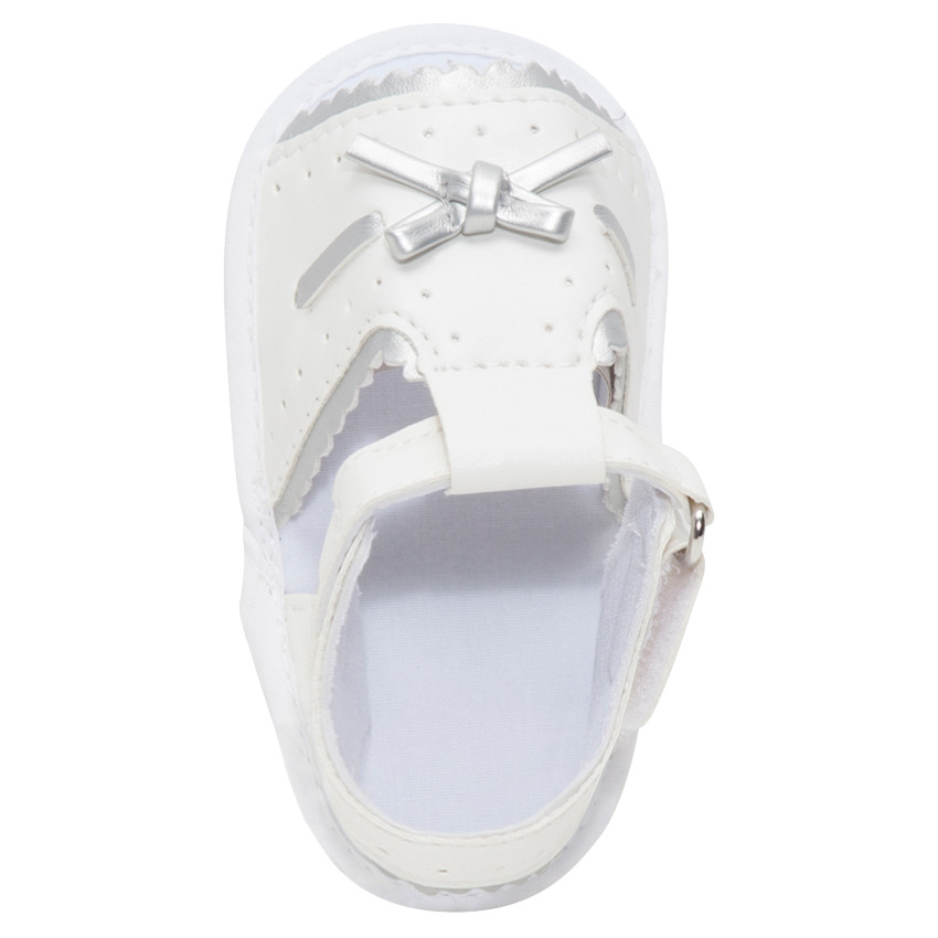 Nu-pieds avec détails argentés 