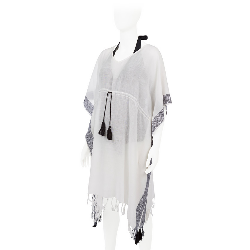 Robe de plage de grossesse à motif fantaisie 