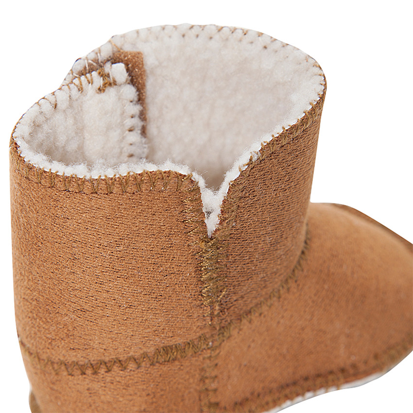 1/2 bottes camel doublées sherpa 