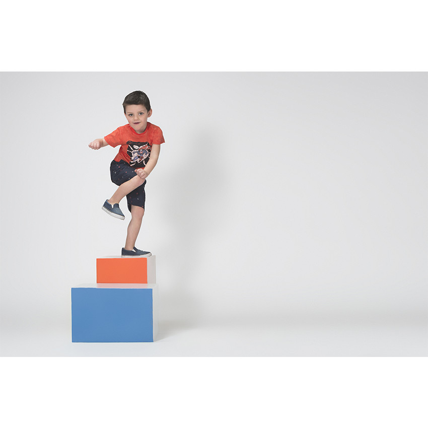 Tee-shirt manches courtes en jersey surteint print Warner Superman 