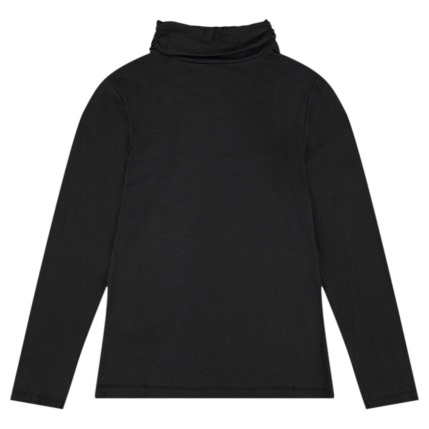 Junior - Sous-pull en jersey col roulé avec motif fantaisie printé 