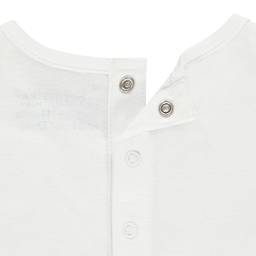 Débardeur en maille uni avec message effet crinkle sur le devant 