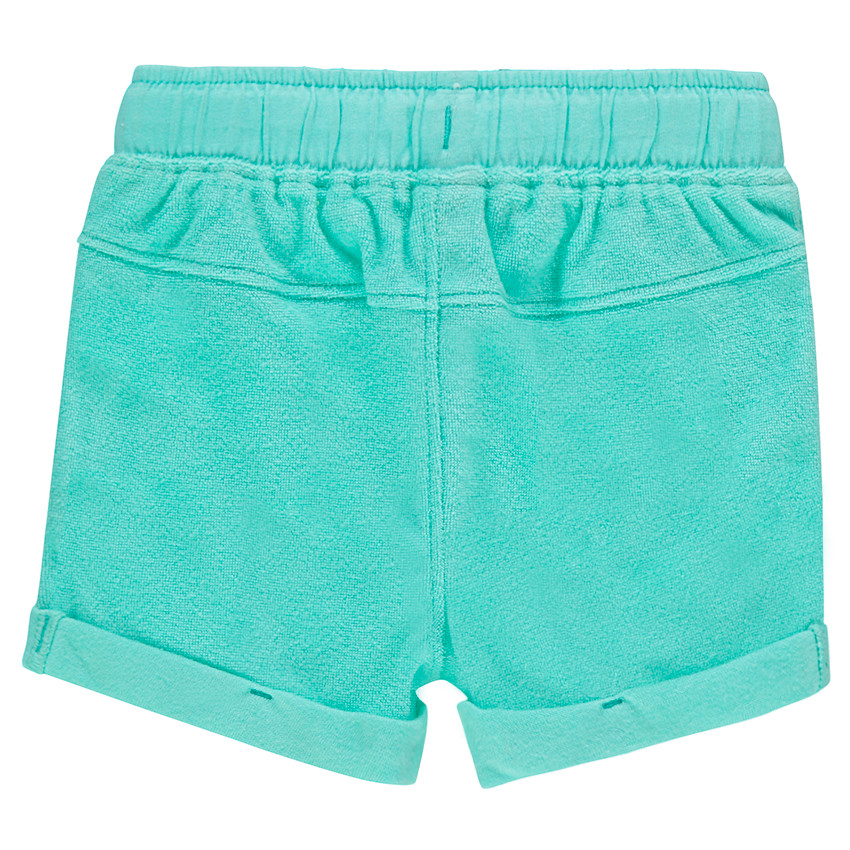 Short rayé en éponge  