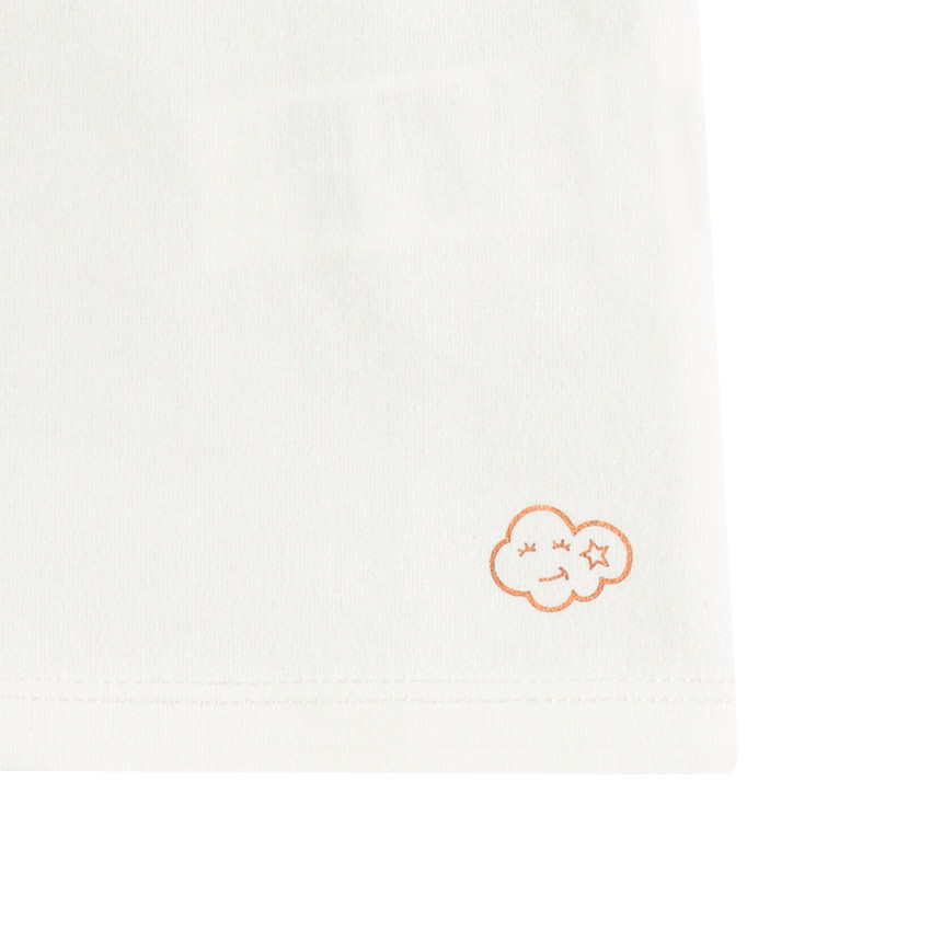 Sous-pull manches longues col cheminée avec motif printé 