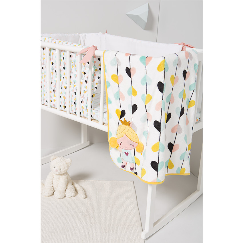 Tour de lit imprimé fantaisie - 171 x 38 cm 