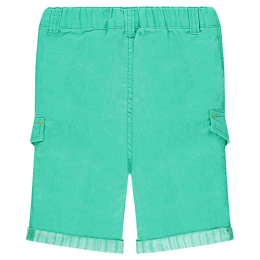 Bermuda en coton surteint à poches 