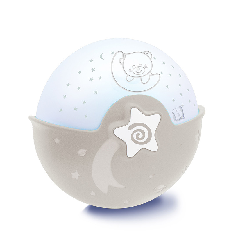 Lampe de nuit Soothing Light + projecteur - Gris 