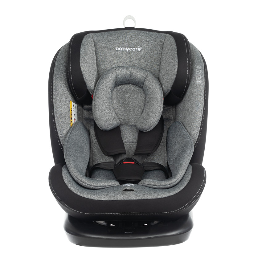 Siège-auto isofix groupe 0+/1/2/3 - Noir/gris 