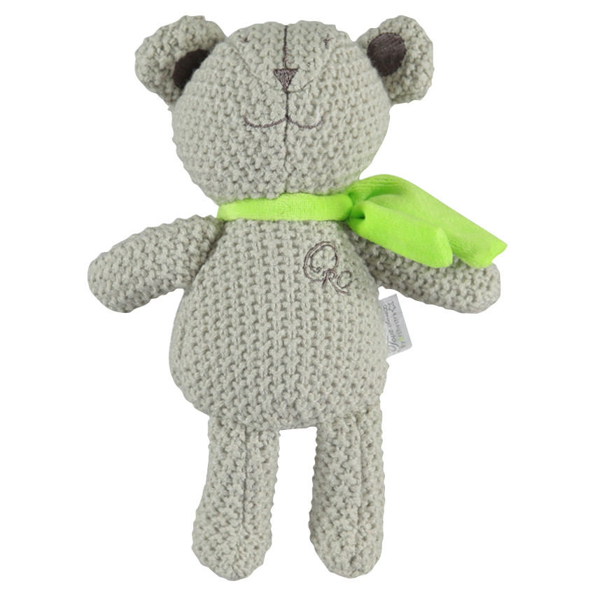 Peluche ours en tricot 