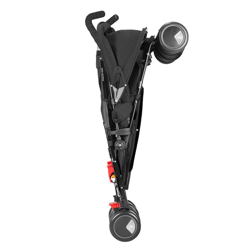 Poussette canne double Twin Techno - Black 