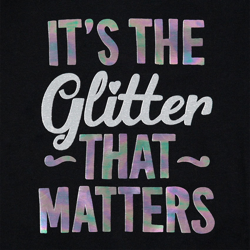 Junior - Tee-shirt manches longues avec message imprimé 