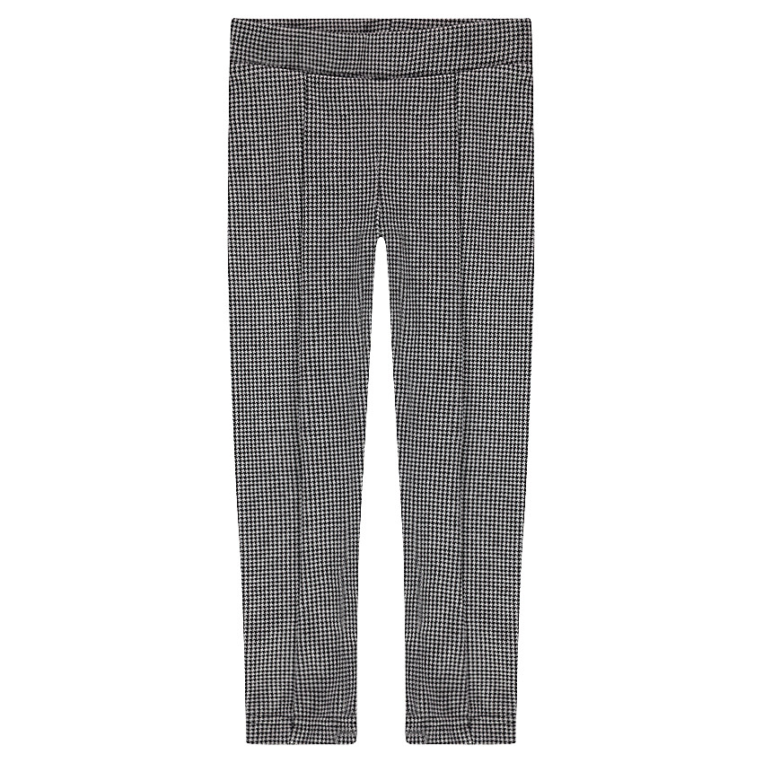 Legging en milano avec motif pied de poule 