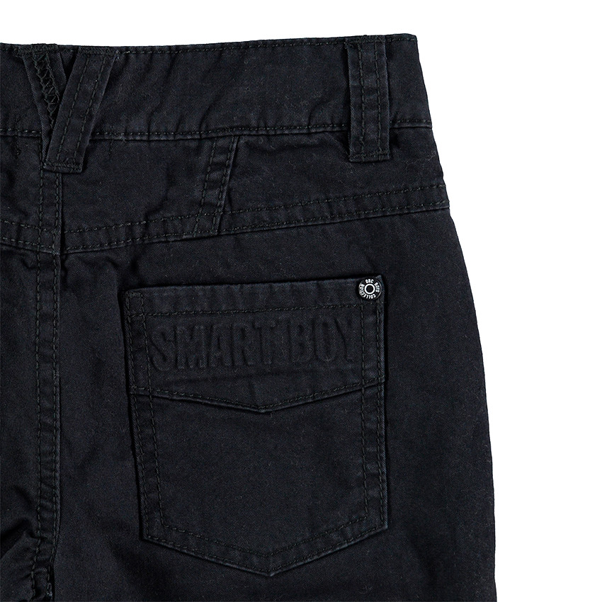 Pantalon en twill uni doublé micropolaire 