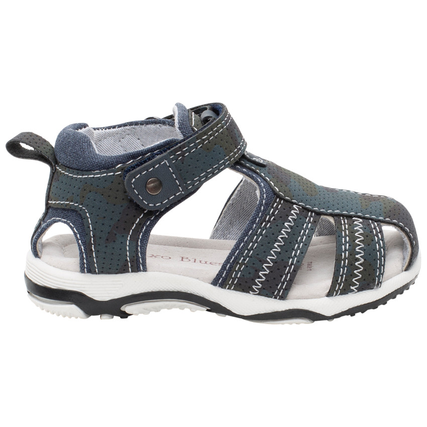 Nu-pieds à imprimé micro perforé all-over 