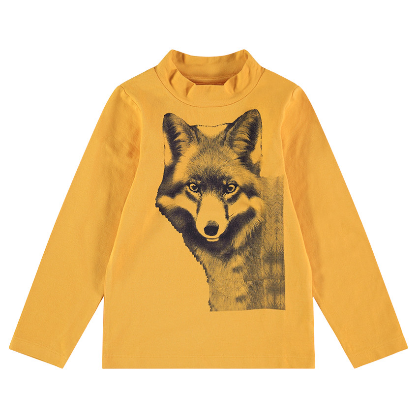 Sous-pull col cheminée avec motif imprimé 