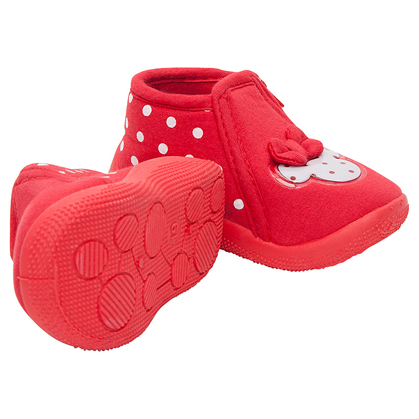 Chaussons en jersey avec patch plastifié Disney Minnie 