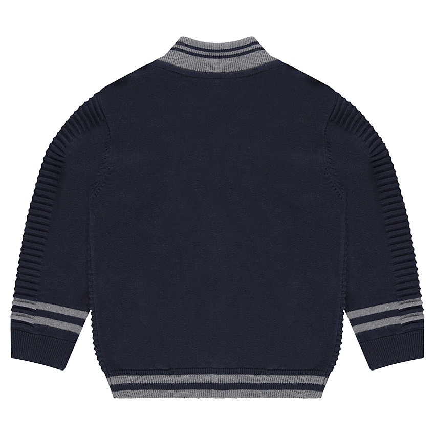 Gilet en tricot fantaisie zippé 