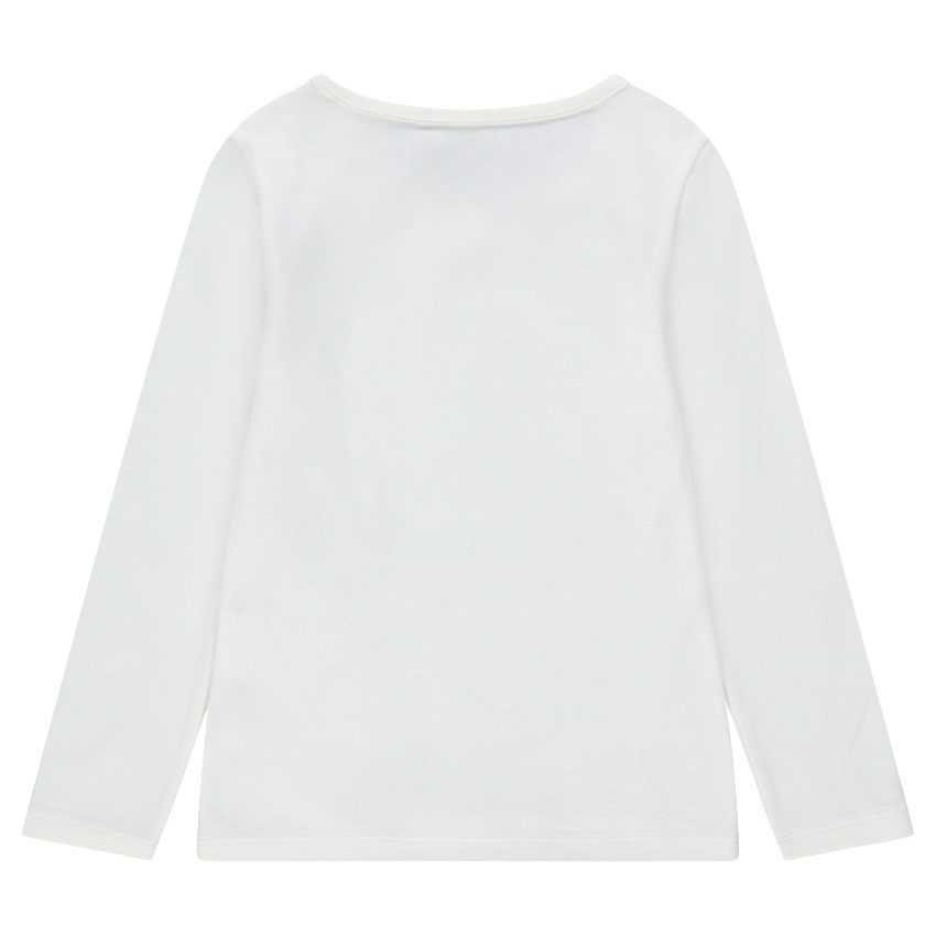 Tee-shirt manches longues en jersey avec motif fantaisie printé 