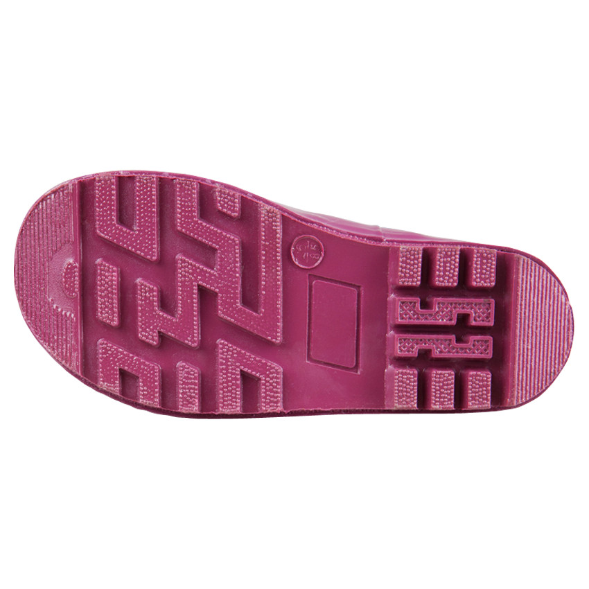 Bottes de pluie à rayures multicolores avec anses 