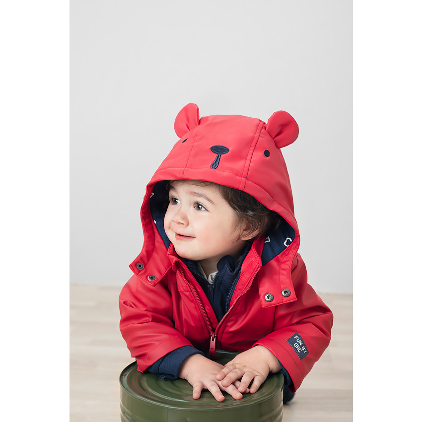 Parka en gomme effet 2 en 1 avec gilet intérieur en molleton 