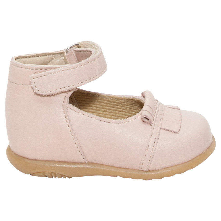 Babies en cuir avec franges fantaisie 