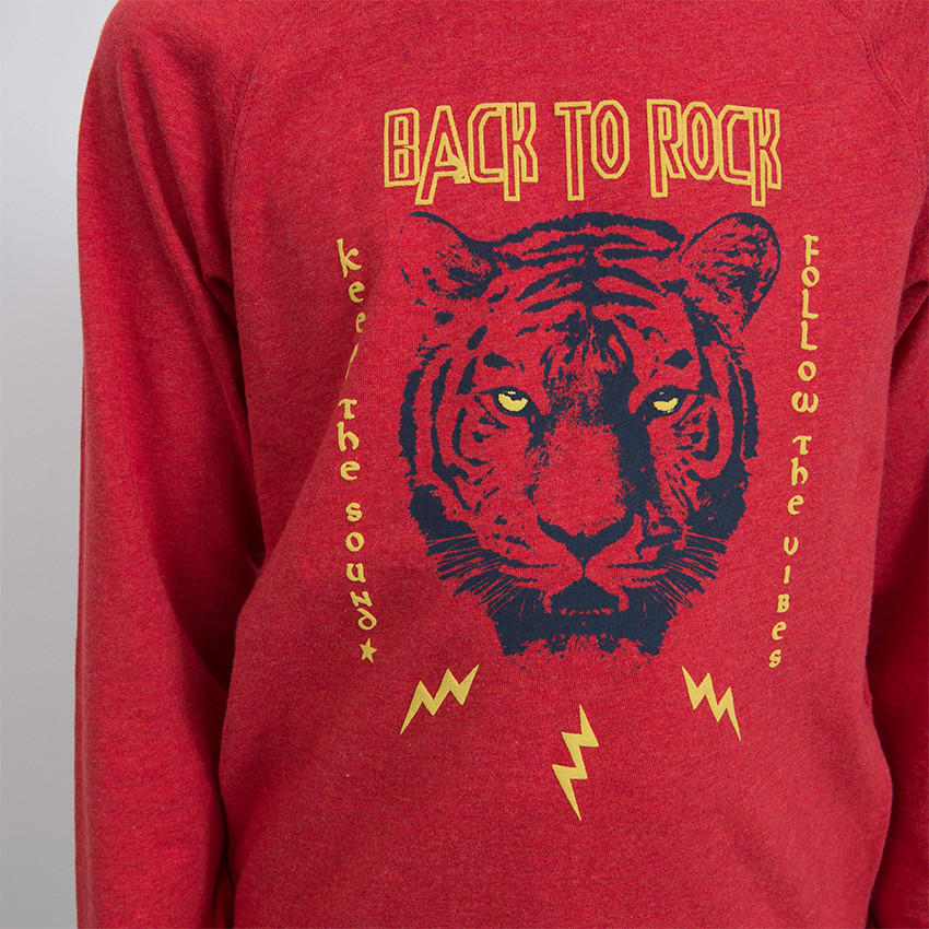 Junior - Tee-shirt manches longues en jersey print tigre 