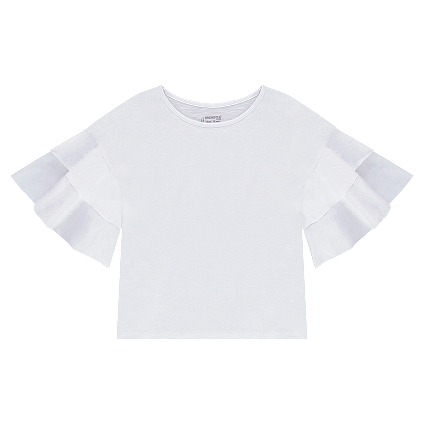 Junior - Tee-shirt en jersey à manches volantées 