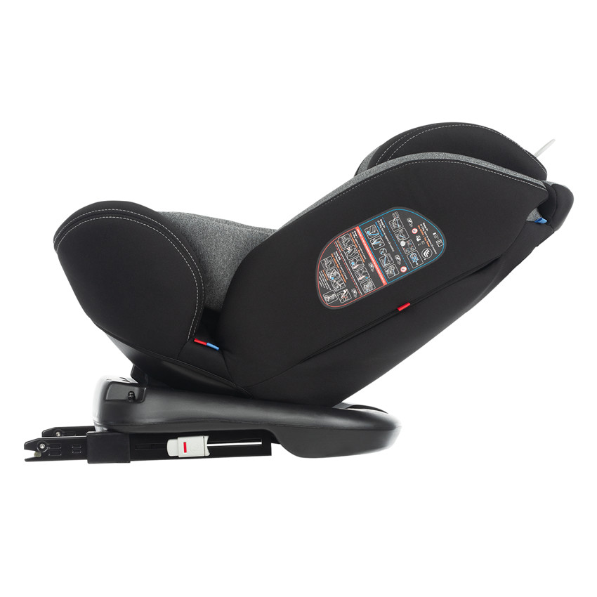 Siège-auto isofix groupe 0+/1/2/3 - Noir/gris 