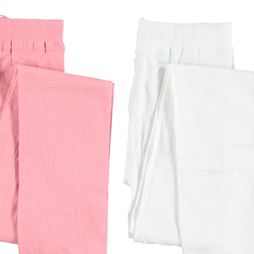 Lot de 2 collants fins unis 