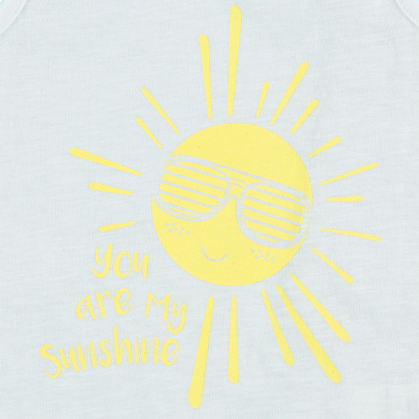 Junior - Débardeur en jersey avec soleil printé 