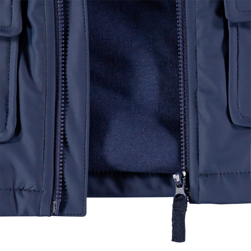 Parka à capuche en gomme 3 en 1 