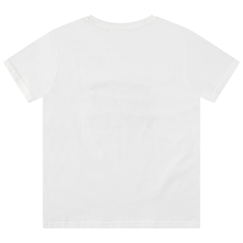 Junior - T-shirt manches courtes en jersey avec inscriptions et effet spray 