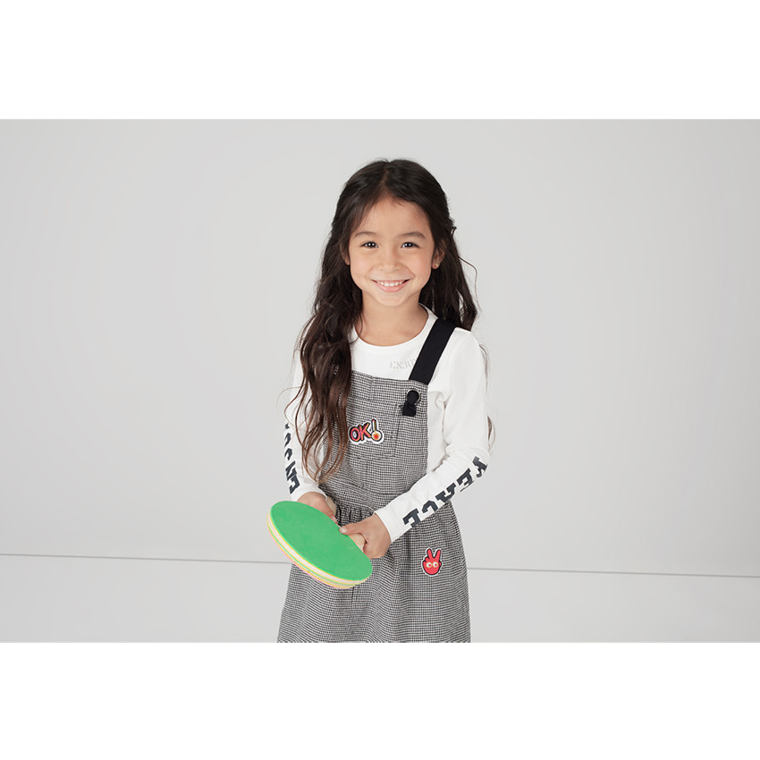 Tee-shirt manches longues avec inscriptions printées 