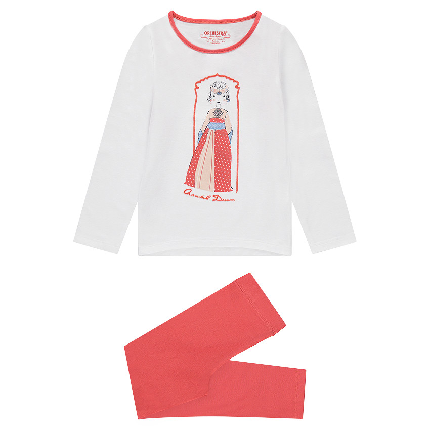 Pyjama en jersey avec personnage fantaisie printé 
