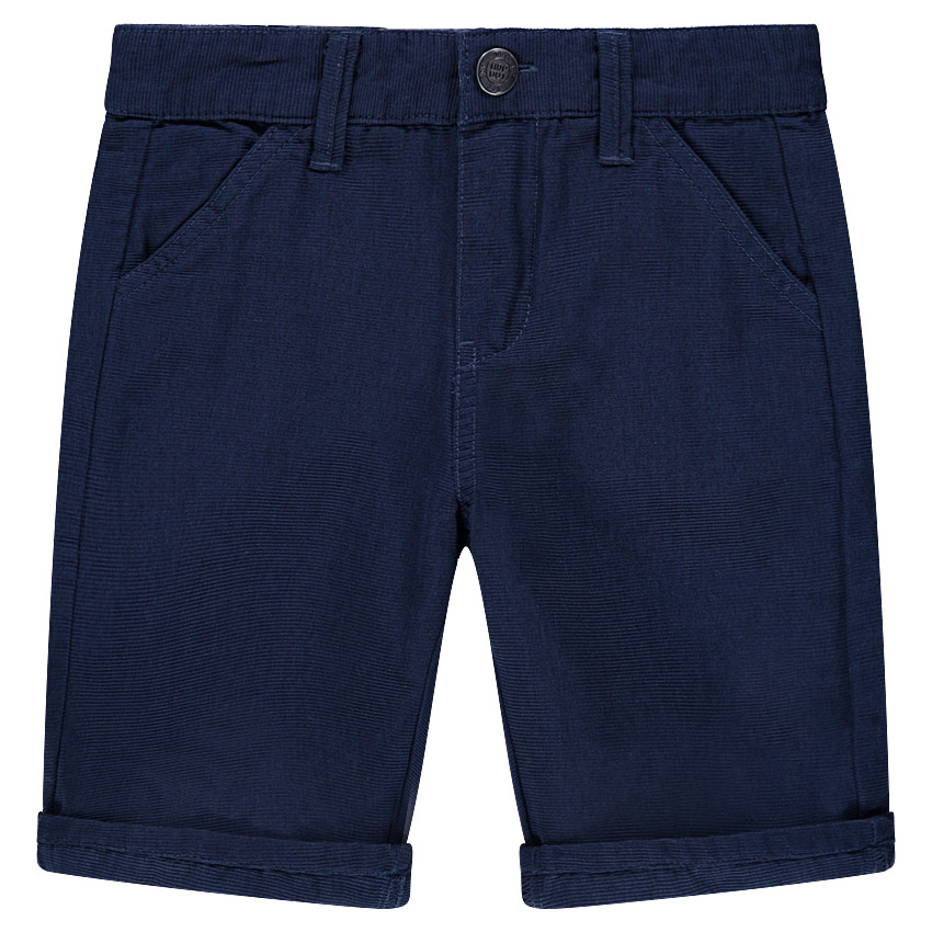 Bermuda en coton fantaisie à poches 