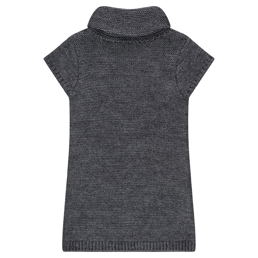 Robe en tricot avec col roulé 