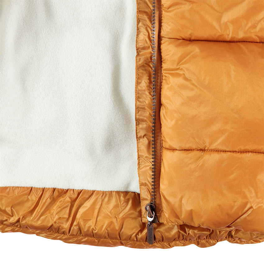 Doudoune matelassée à capuche avec doublure en micropolaire 