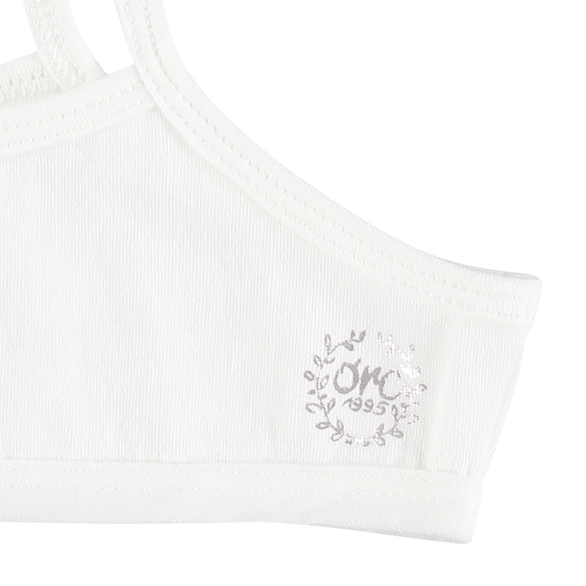 Lot de 2 brassières unies print logo 