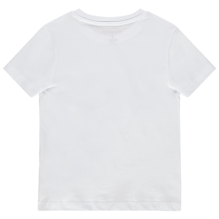 T-shirt manches courtes print plongeur avec hublot plastifié 