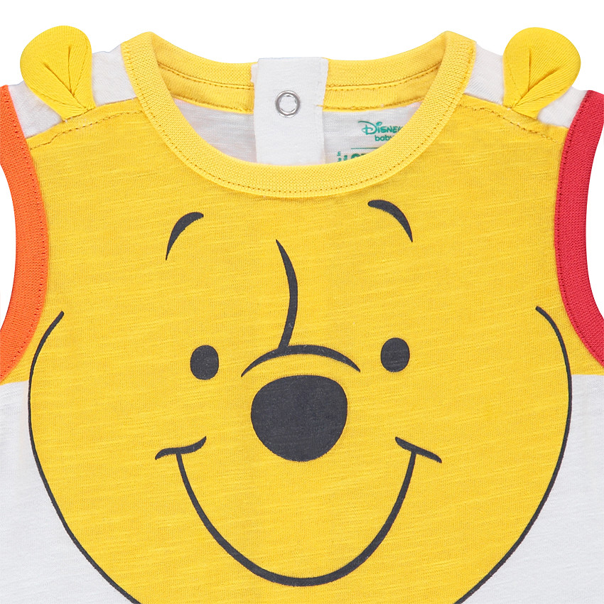 Combinaison courte en jersey ©Disney print Winnie l'Ourson 