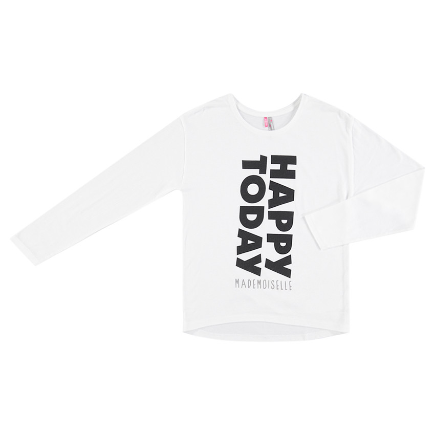 Junior - T-shirt manches courtes en jersey avec textes printés 