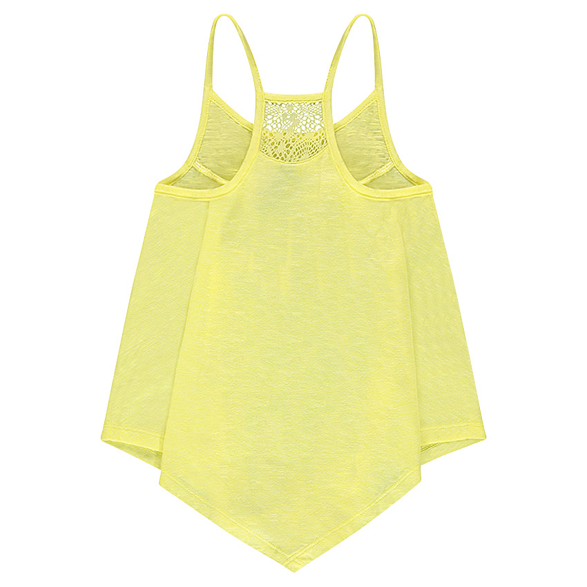 Junior - Débardeur volanté avec dentelle 