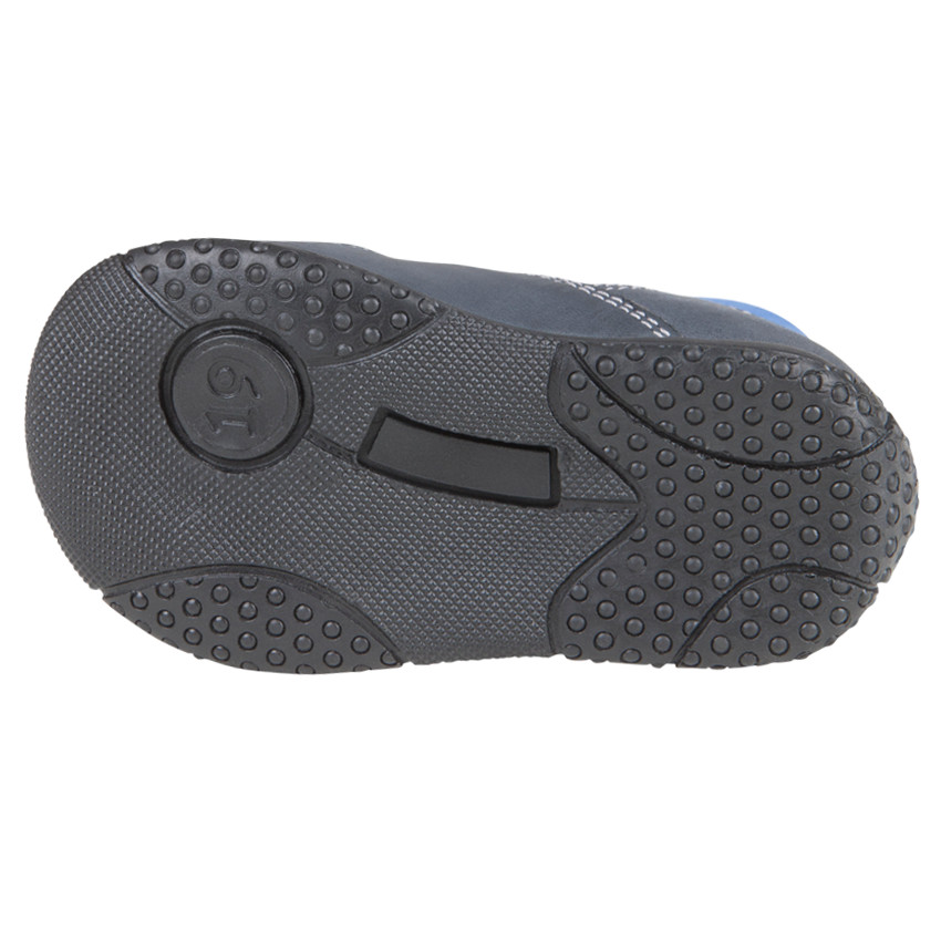 Bottillons à lacets en cuir avec broderies colorées 