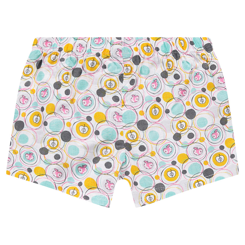 Pyjama court en jersey avec pommes printées 