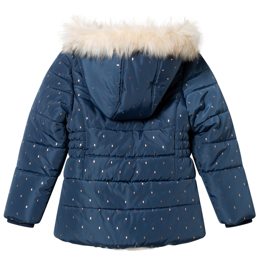 Parka matelassée doublée sherpa à capuche amovible 