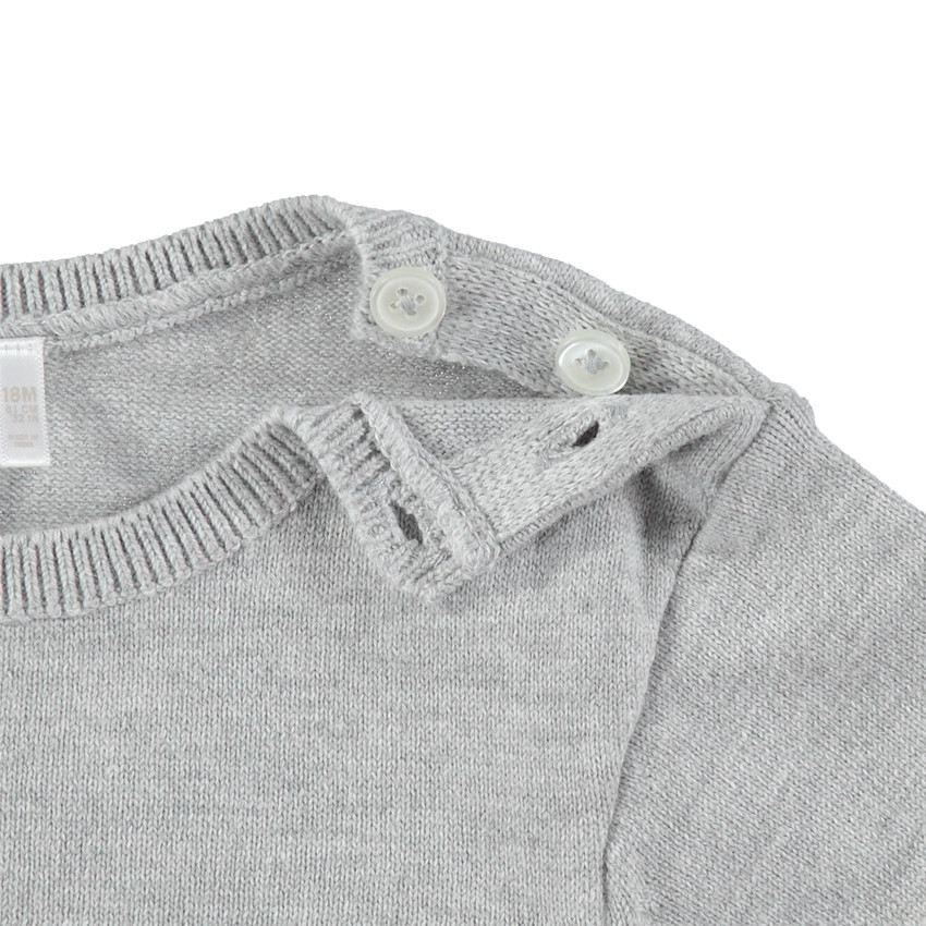 Robe manches courtes en tricot avec effet sac en bandoulière forme coeur 