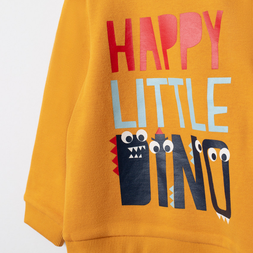 Sweat en molleton à message printé 