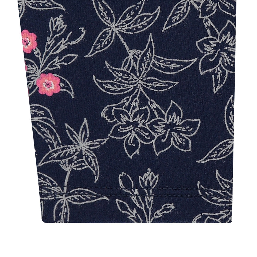 Junior - Legging en jersey avec fleurs printées all-over 