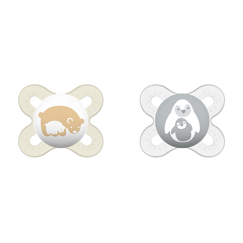 Lot de 2 sucettes naissance – 0/2 mois 