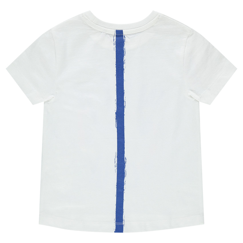 Tee-shirt manches courtes avec girafe printée 